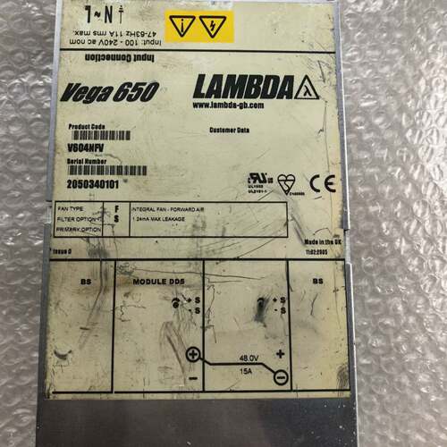 议价LAMBDA Vega 650 V604NFV电源模块可维修