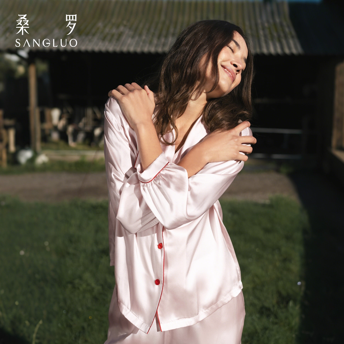 重磅真丝』桑罗明星同款真丝睡衣100%桑蚕丝23姆米长袖女家居服