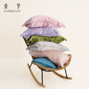 博主推荐』桑罗深睡真丝枕套天然顺发100%桑蚕丝枕头套助睡眠送礼