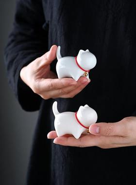 采购产品迷你可爱的小猫，可爱的茶宠物饰品，茶玩饰品，陶瓷饰品