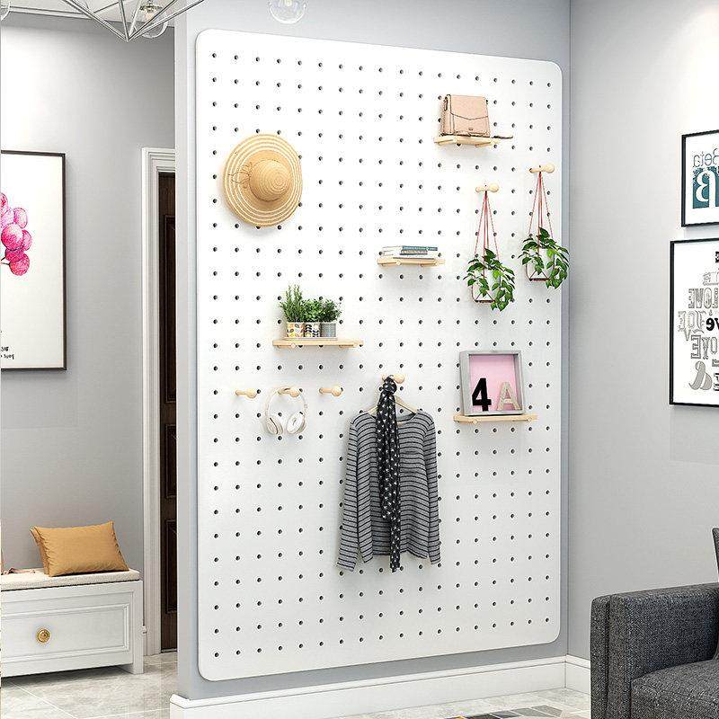 实木洞洞板定制客厅玄关入户木质挂板配件造型墙面遮挡收纳置物架,收纳整理,整理架/置物架/收纳架,淘宝优惠券,粉丝福利购,淘宝优惠卷