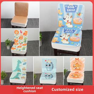 卡通儿童餐椅增高垫婴儿加厚高硬度家用餐椅垫小学生餐椅垫订制