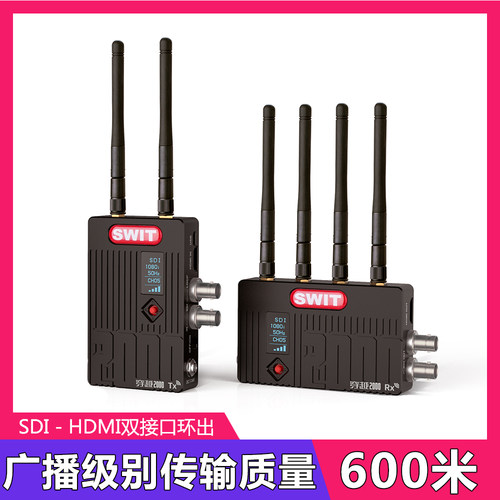 视威SWIT S-6160广播级摄影单反监视器高清无线图传600米S300升级 - 封面
