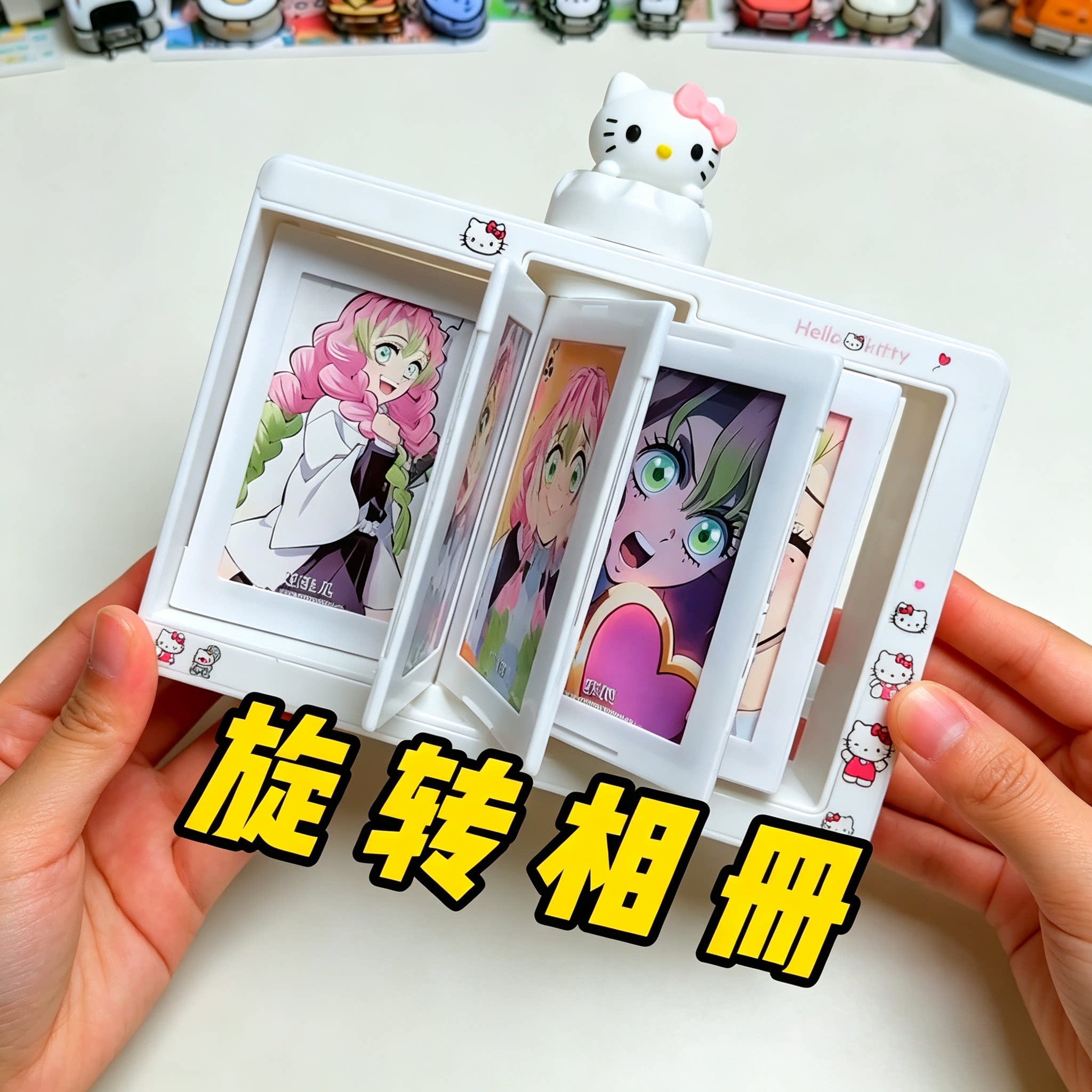 拍立得旋转相册小卡翻页相框摆台照片收纳影集创意生日礼物送朋友