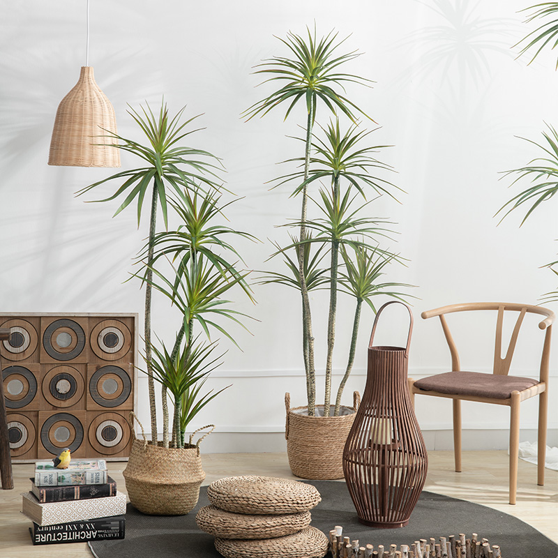 仿真绿植盆栽龙血树千年木仿真植物仿生假绿植装饰室内大型摆件