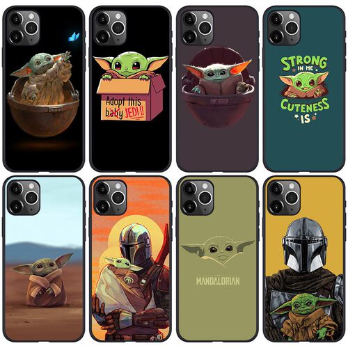 适用iPhone12曼达洛人尤达宝宝手机壳baby yoda phone case苹果13