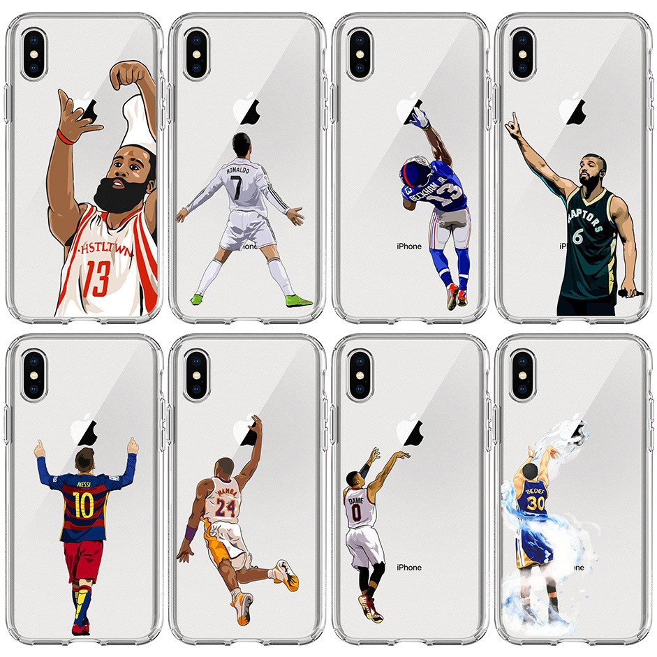 NBA篮球basketball手机壳适用iPhoneX足球定制苹果13/12/7/8p足球