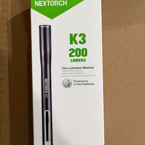 议价-全新NEXTORCH K3手电筒，未拆封，原包装在，200流-可维修