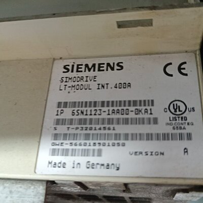 议价-西门子SIMODRIVE LT-MODUL INT.400A-可维修