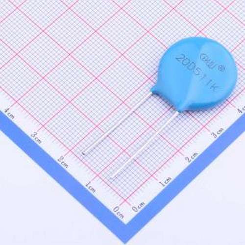 RM20D511KE1IECW0 压敏电阻 钳位电压845V 210焦耳 插件压敏电阻