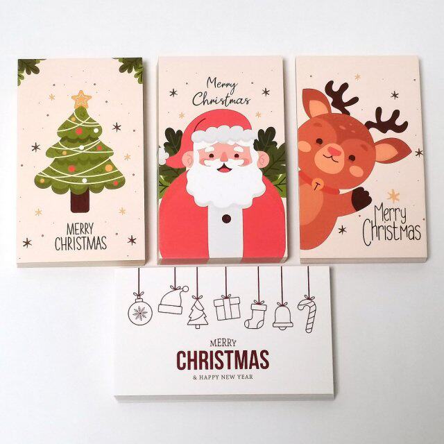 10-50pcs merry christmas gift card greeting card christmas t