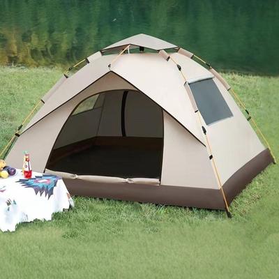 户外折叠自动黑胶防雨轻量化帐篷