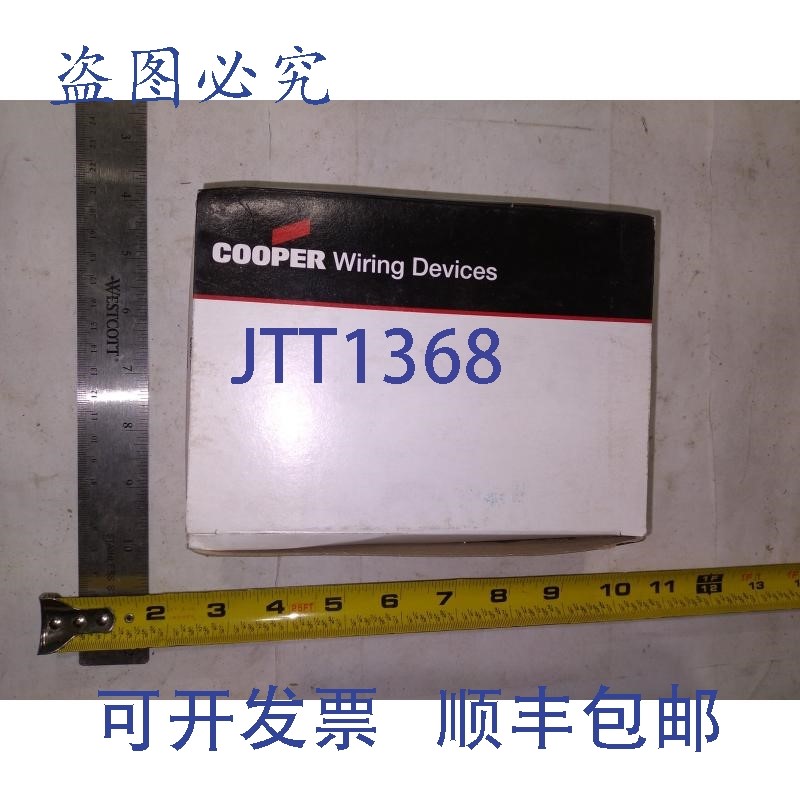 原装供应Cooper 接线设备 5141W-BOX 白色牢不可破 3 组墙面板 15