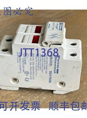 供应FERRAZ SHAWMUT USCC21 超安全保险丝座 2 极 30A 600V