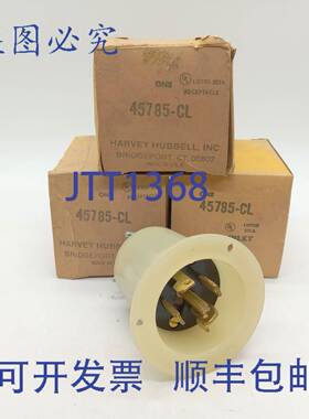 原装 供应Hubbell 45785-CL 扭锁插座 3 件装
