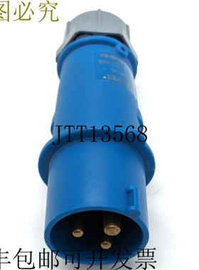 供应Mennekes 插头 16A -6h 类型 248 蓝色 IP44 200-250V