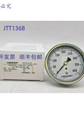 原装 供应Ashcroft 35-1009-SWL-02B-400 工业压力表
