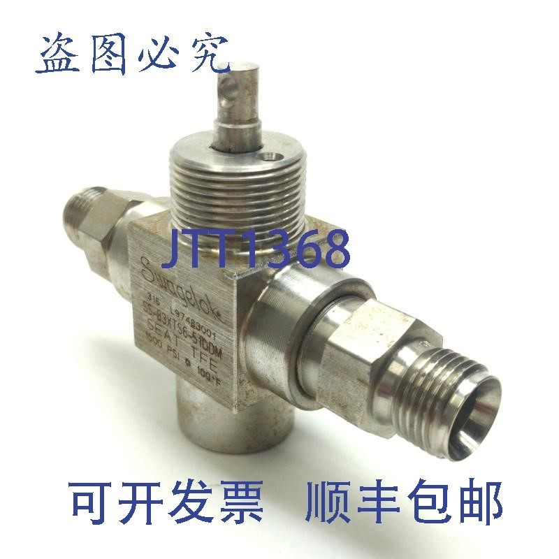 原装供应Swagelok SS-83XTS6-51DDM 三通球阀,1500PSI,2x 3/8