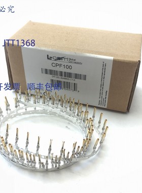 原装供应L-Com CPF100  24-28 AWG D-Sub 压接母接触件插座,100