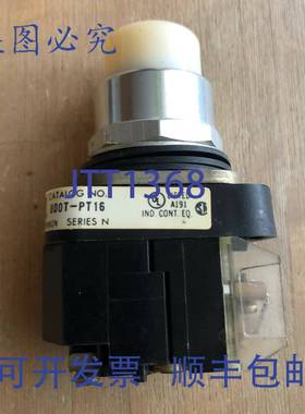 供应ALLEN BRADLEY 800T-PT16 SER N 白色发光按钮带和触点