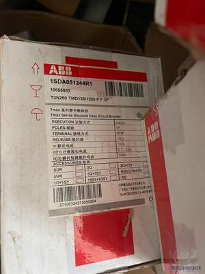 ABB塑壳断路器T3N250 TMD125/1250 F F元器件