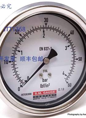 原装 供应压力表 232.50.100 SM Gauge Company 60lbf/in2 232-50