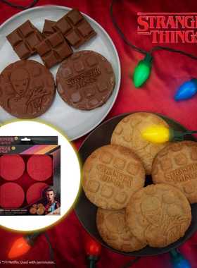 正版Cinereplicas怪奇物语周边饼干巧克力冰块模具DIY食品级硅胶