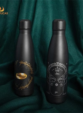 正版Cinereplicas指环王周边魔戒戒指保温杯摩瑞亚之门水杯500ml