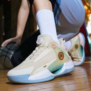 篮球鞋男摩擦有声音气垫实战旋转扣运动球鞋学生比赛运动男鞋子