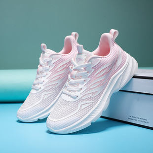 运动鞋女款2024新款夏季鞋子薄款网面透气女鞋轻便软底跑步鞋夏天