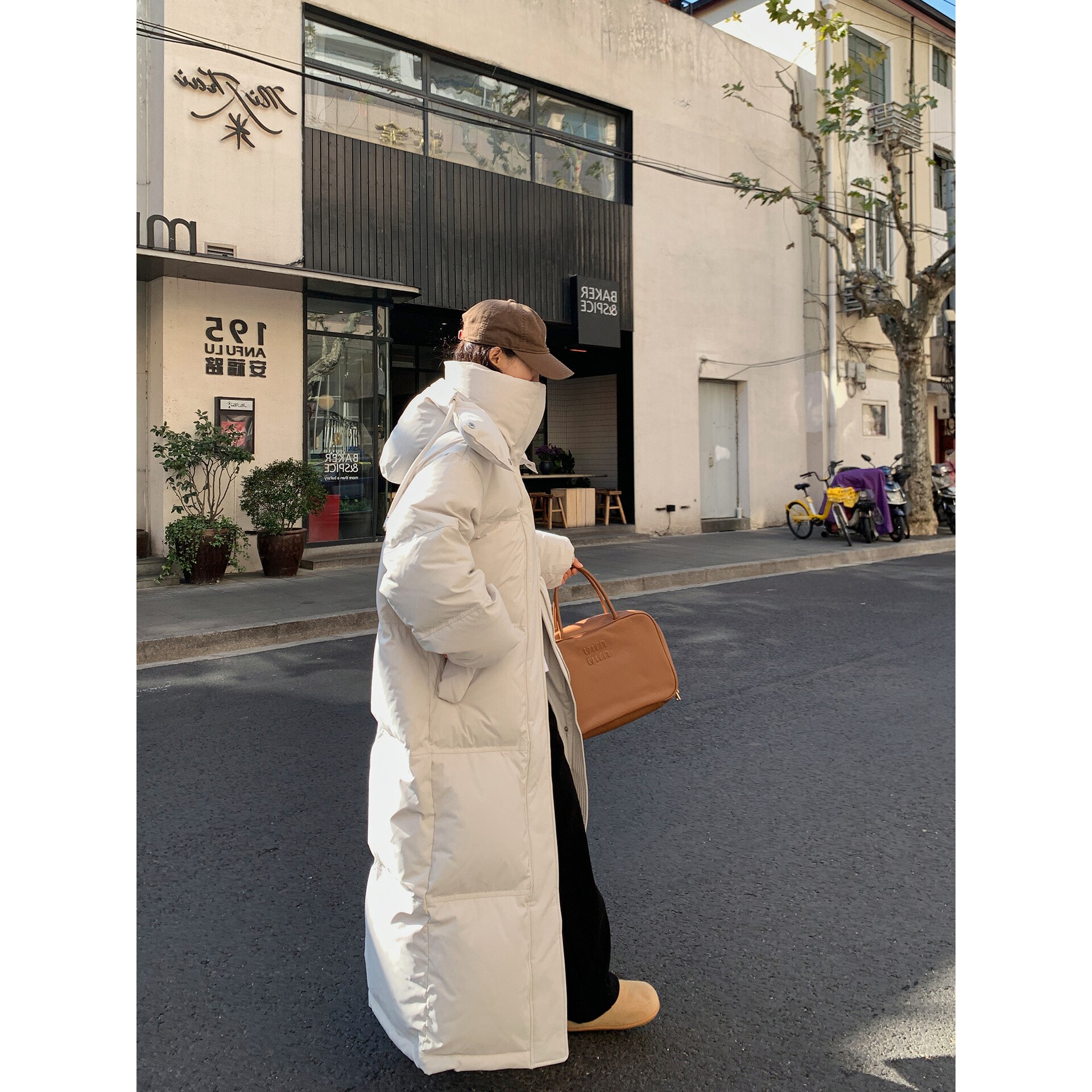白鸭绒超长款羽绒服女冬季2025新款长过膝到脚踝极寒加厚外套