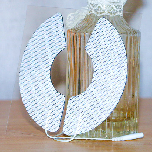 乳腺电极片理疗仪配件乳腺理疗按摩仪耗材2.5孔通用自粘电极片