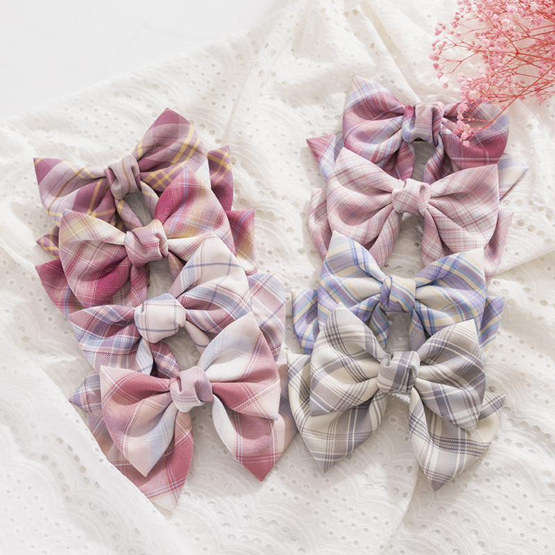 905二次元少女cosplay日本JK制服搭配动漫造型后脑勺大蝴蝶结发夹