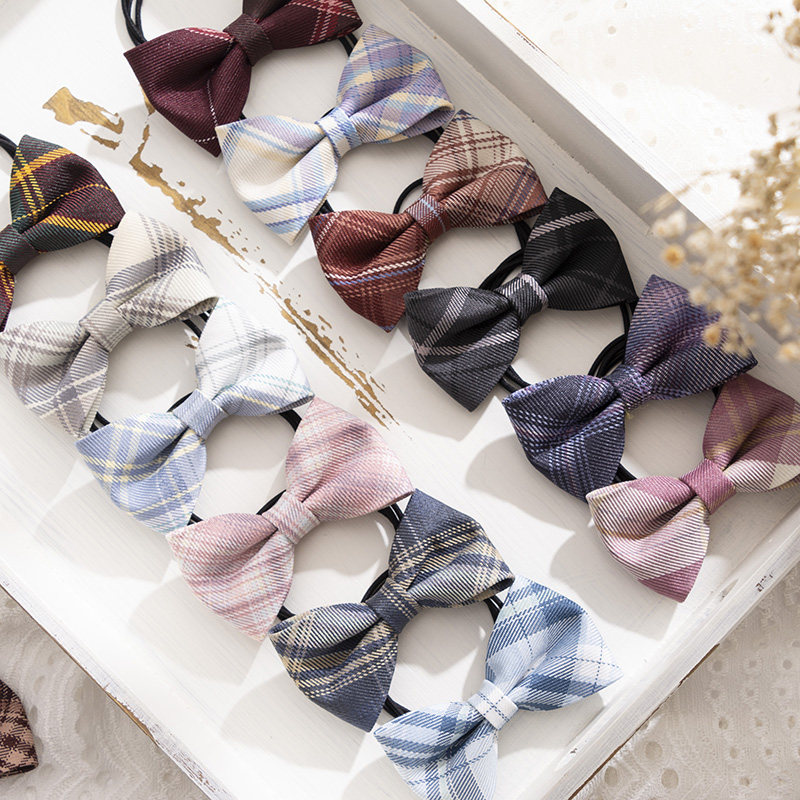 309格物姬原创设计jk制服格裙同格布料手作小物扎头发皮筋发绳