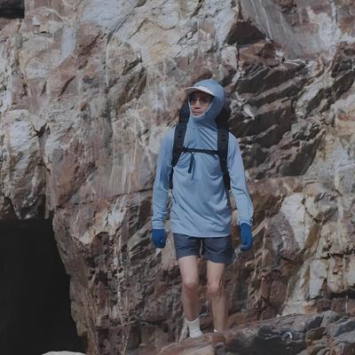 包税包邮 江户久得 yamatomichi男女同款连帽羊毛衫露营登山 代购