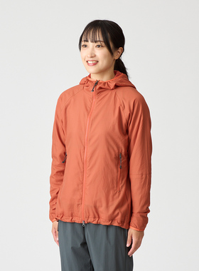 包税包邮 江户久得 AXESQUIN 女士连帽Octa夹克 户外跑步日本代购