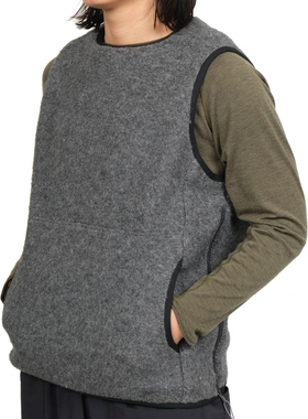 包税包邮 江户久得AXESQUIN ELEMENTS马甲含羊毛背心户外休闲代购