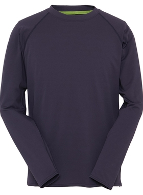 包税包邮 江户久得 AXESQUIN 男士长袖T恤 户外登山休闲 日本代购