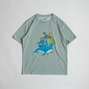 包税包邮 江户久得 Teton.Bros .男士短袖T恤 户外轻量 日本代购