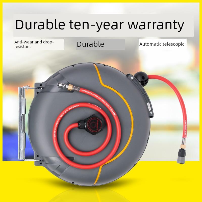 空气鼓自动伸缩软管卷筒悬挂汽车修理工具气管回收机卷筒管收放器