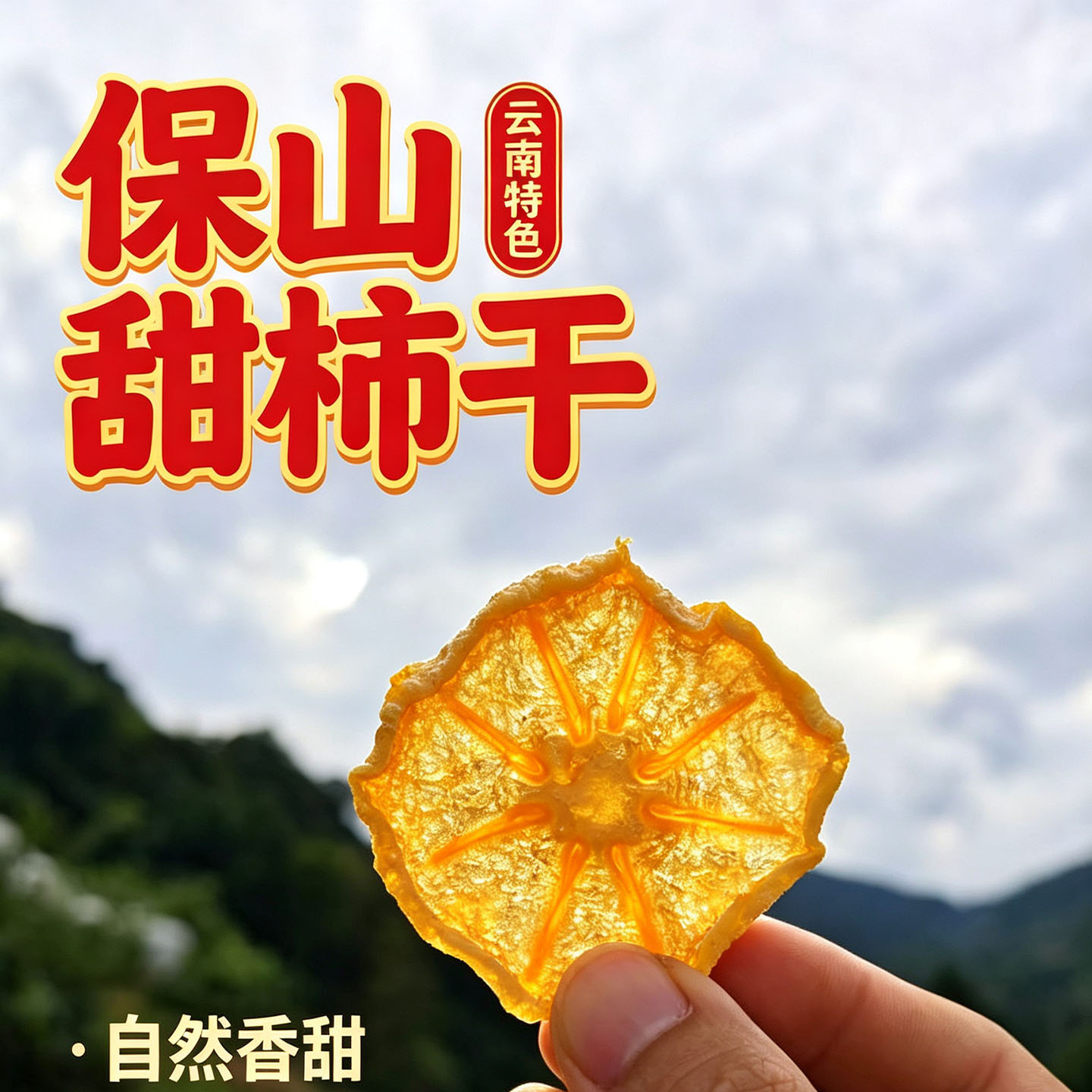 云南高原柿子干无添加柿子干