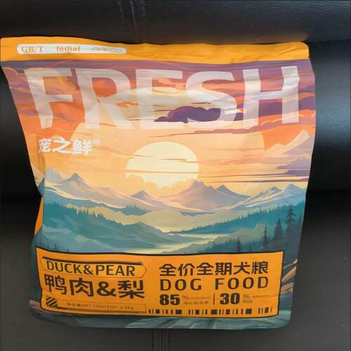 宠之鲜鸭肉梨鲜肉冻干狗粮泰迪比熊博美成幼犬通用去泪痕增肥20斤