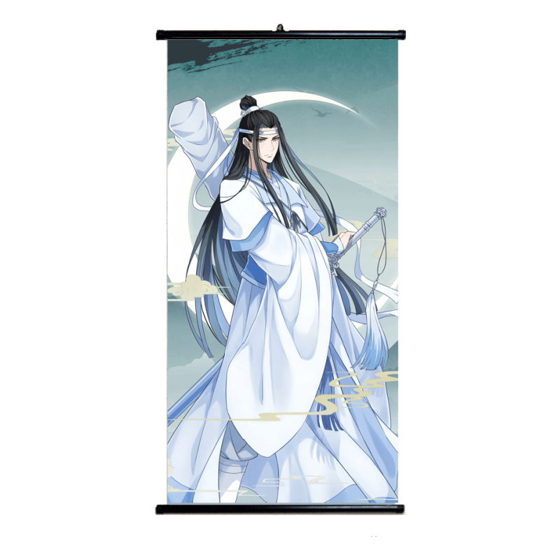 定制魔道祖师动画周边魏无羡蓝忘机装饰挂画江澄金凌diy卷轴礼物 模玩/动漫/周边/娃圈三坑/桌游 动漫挂件/文具 原图主图