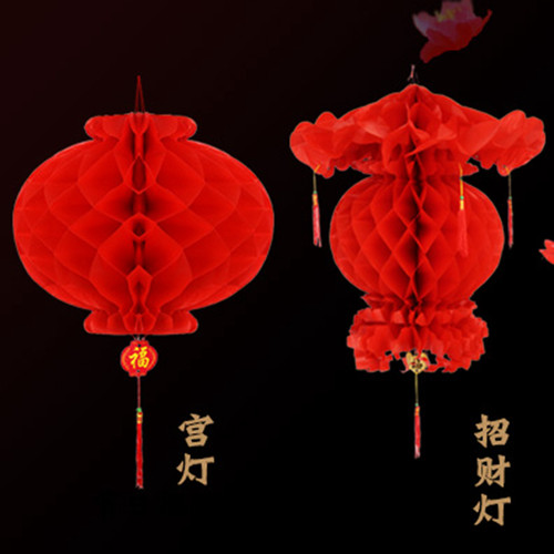 喜庆农村挂饰纸纸灯笼