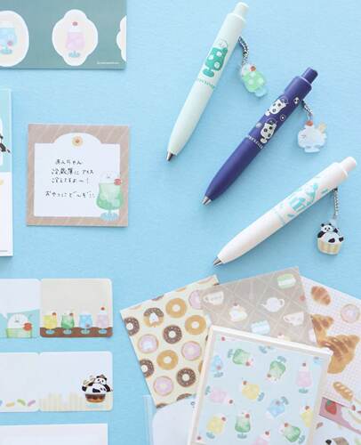 日本uni/三菱古川纸工点心小动物工坊小胖丁吊坠中性笔