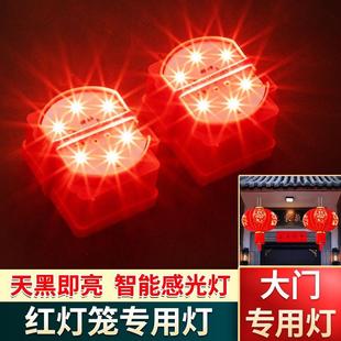 智能感光灯笼专用配套LED彩灯感应发光户外防水电池款内置灯