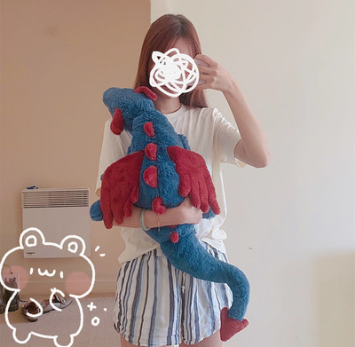 jellycat蓝龙德克斯特龙粉龙雪龙