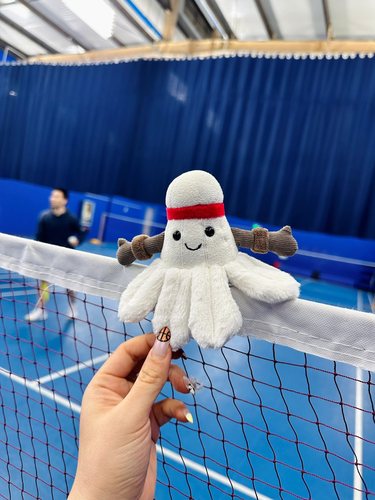 jellycat运动羽毛球乒乓球拍玩偶