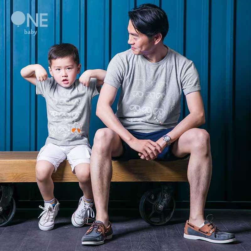 babyONEÇ××ÓTÐô¶ÌÐä¶ùͯDZˮ¾µÊÖ»æÄÐͯTÐô¸¸×Ó×°ÏÄ×°2019жÌÐä