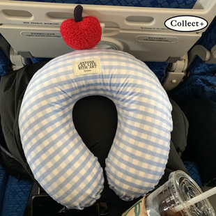 艺术收藏夹 原创乳胶U形枕旅行便携护颈枕办公室高铁飞机午睡枕